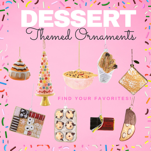 Cody Foster Churros Glass Ornament Spanish Mexican Dessert Chocolate Tipped - Picture 6 of 7